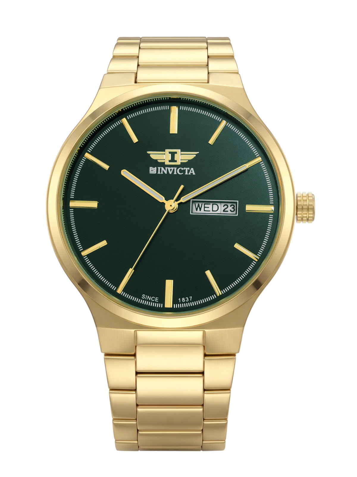 I-By Invicta Quartz Green Dial Analog Watch For Gents - IBI26021