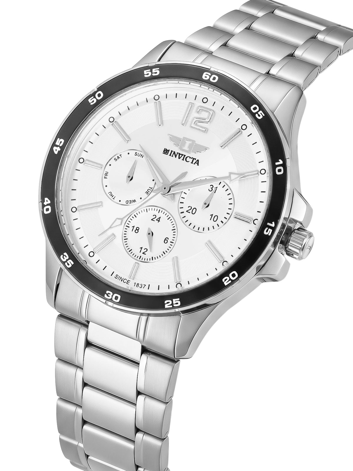 I-By Invicta Quartz Silver Dial Analog Watch For Gents - IBI26026