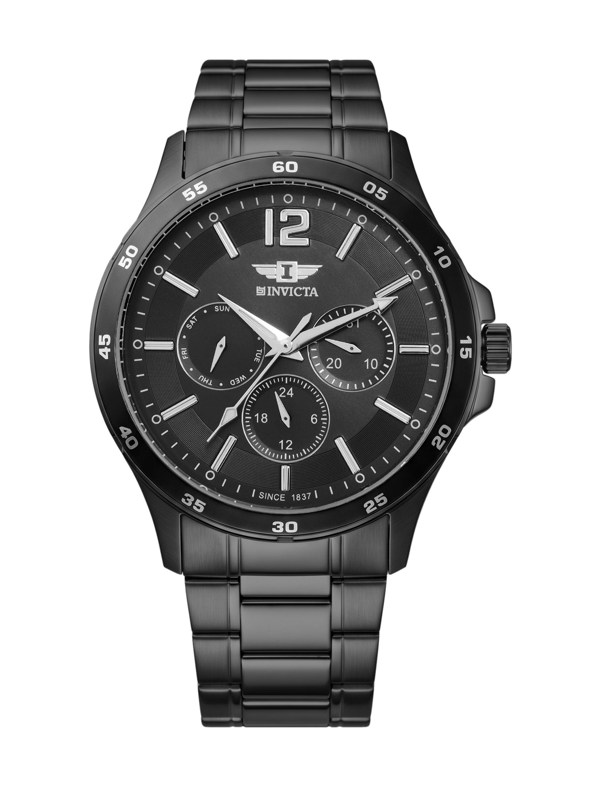 I-By Invicta Quartz Black Dial Analog Watch For Gents - IBI26028
