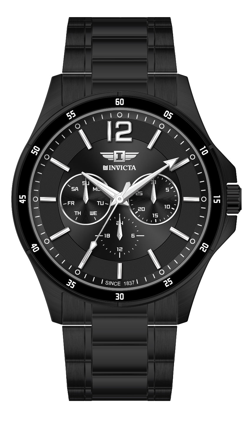 I-By Invicta Quartz Black Dial Analog Watch For Gents - IBI26028