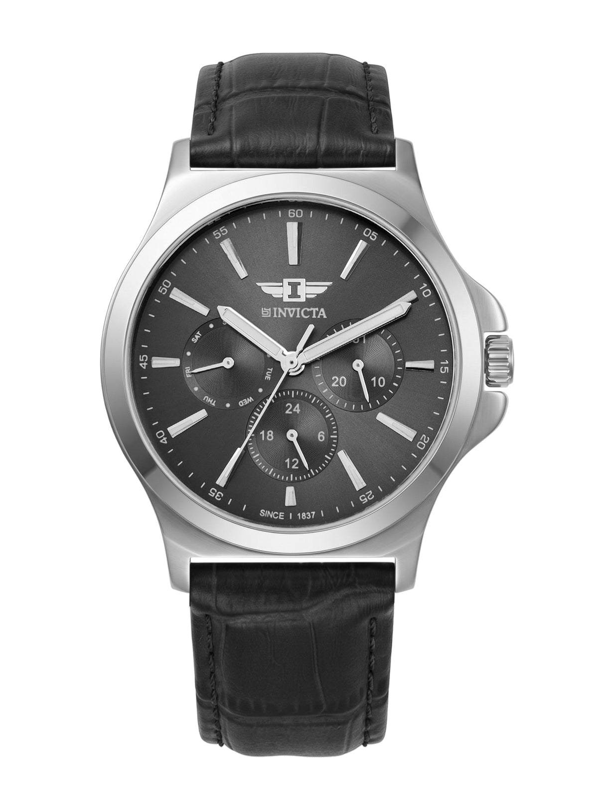 I-By Invicta Quartz Black Dial Analog Watch For Gents - IBI26029