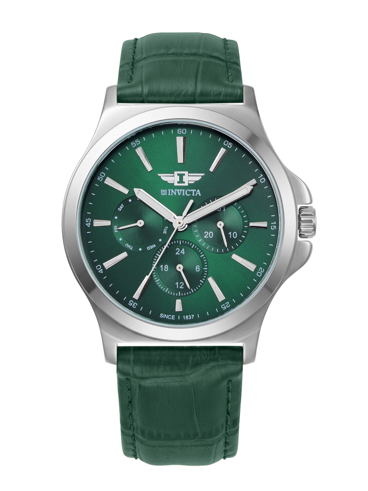 I-By Invicta Quartz Green Dial Analog Watch For Gents - IBI26031
