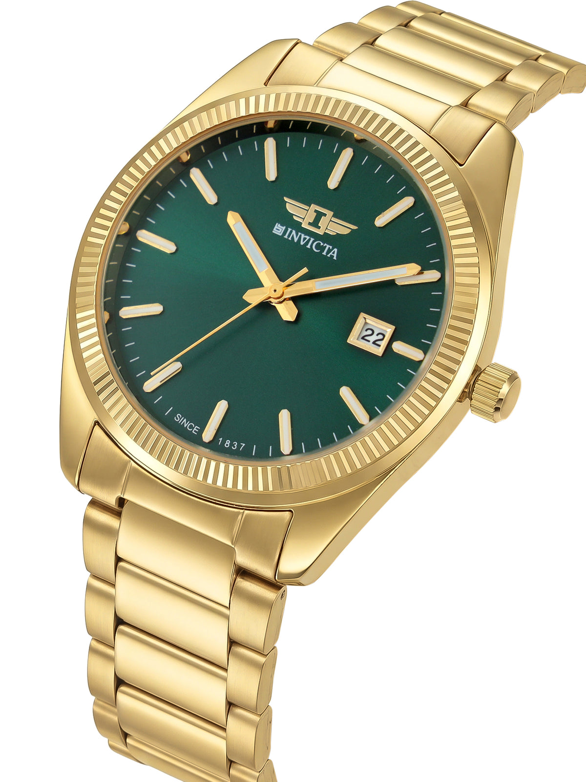 I-By Invicta Quartz Green Dial Analog Watch For Gents - IBI26043