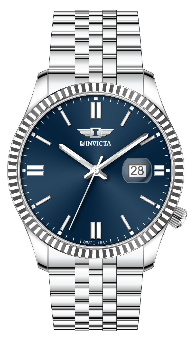 I-By Invicta Quartz Blue Dial Analog Watch For Gents - IBI26045