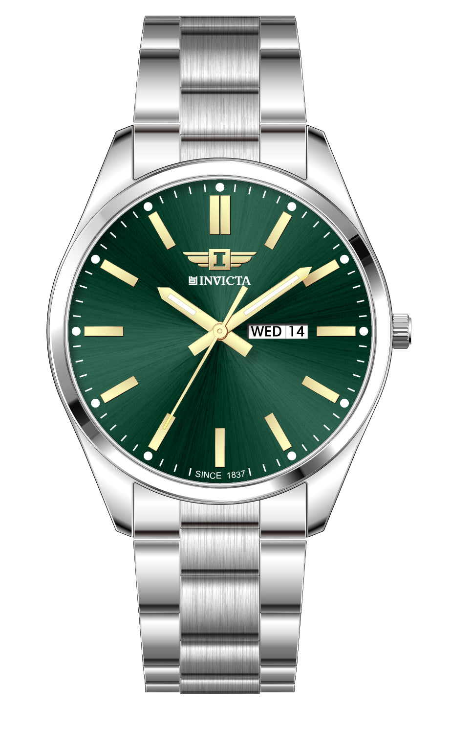 I-By Invicta Quartz Green Dial Analog Watch For Gents - IBI26053