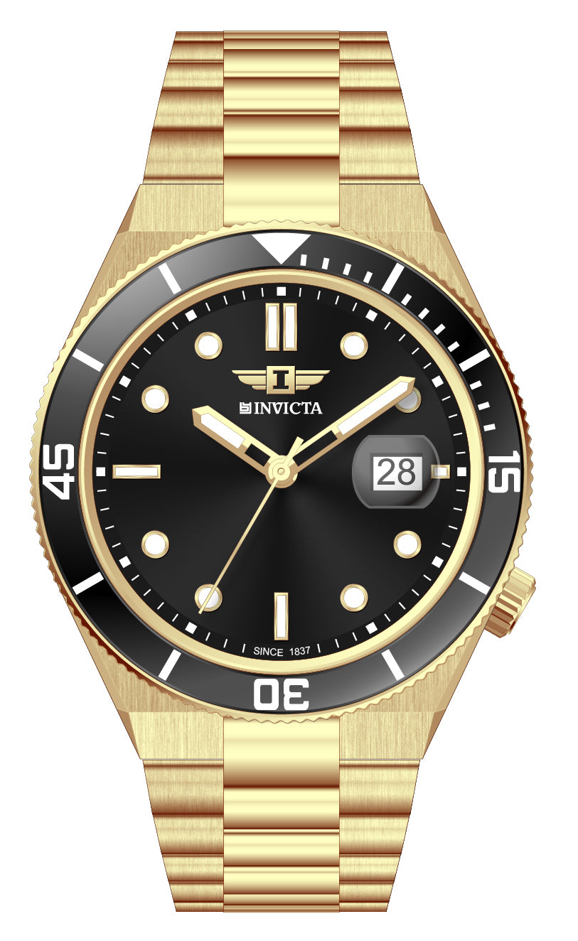 I-By Invicta Quartz Black Dial Analog Watch For Gents - IBI26062