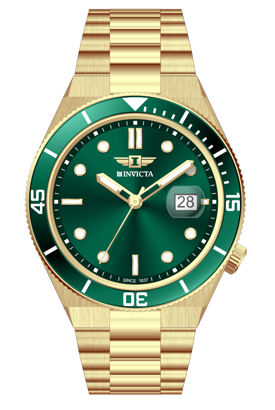 I-By Invicta Quartz Green Dial Analog Watch For Gents - IBI26063