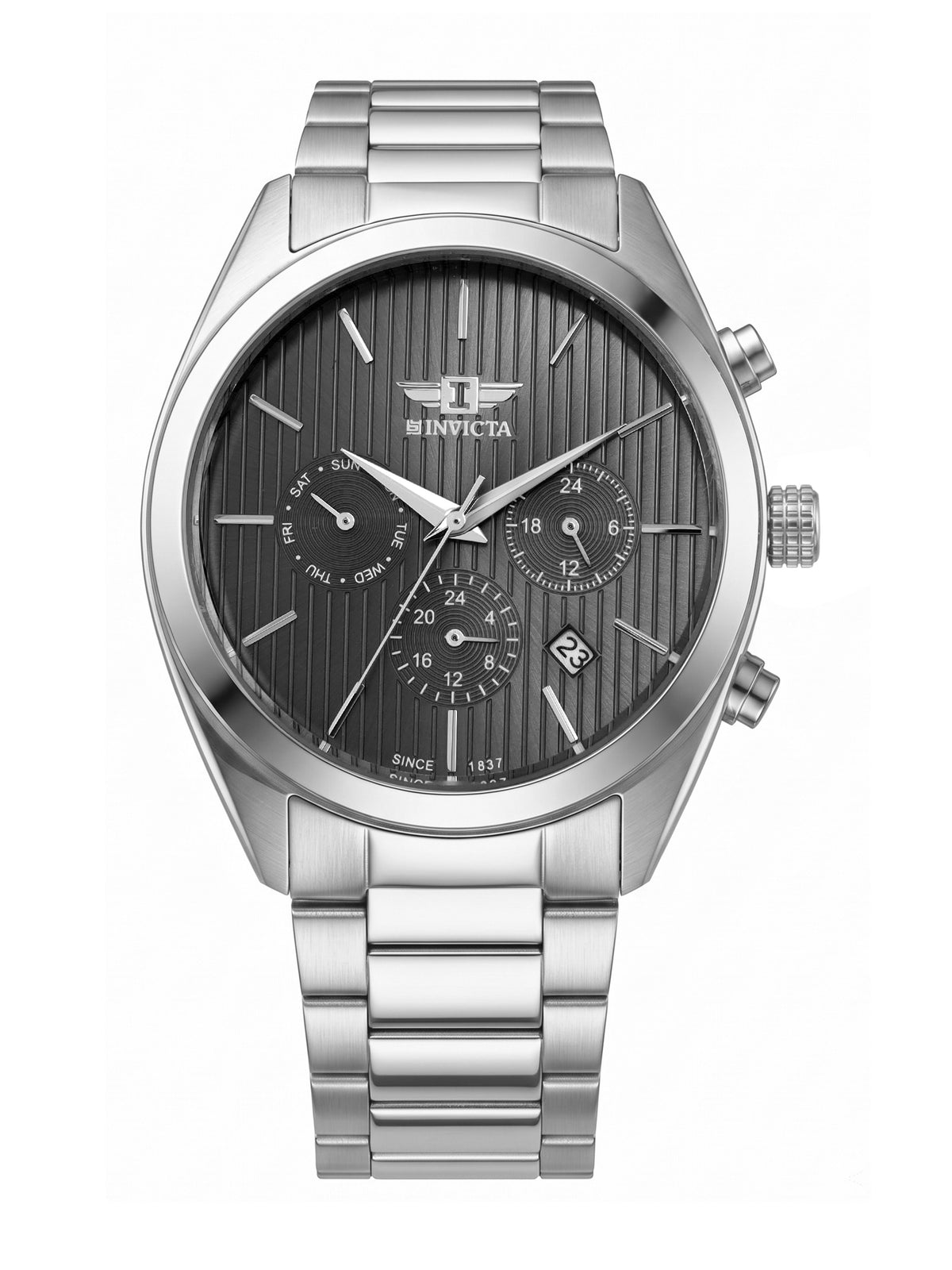 I-By Invicta Quartz Black Dial Analog Watch For Gents - IBI26064