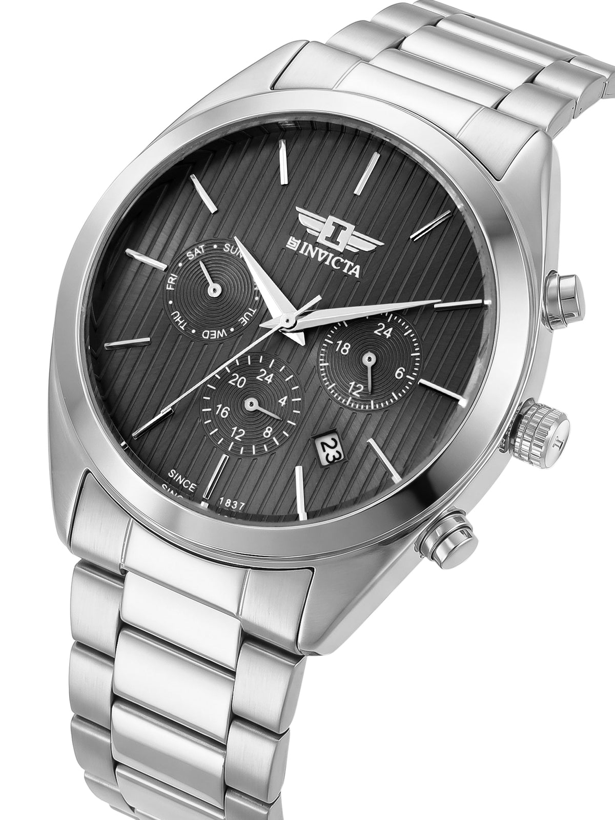 I-By Invicta Quartz Black Dial Analog Watch For Gents - IBI26064