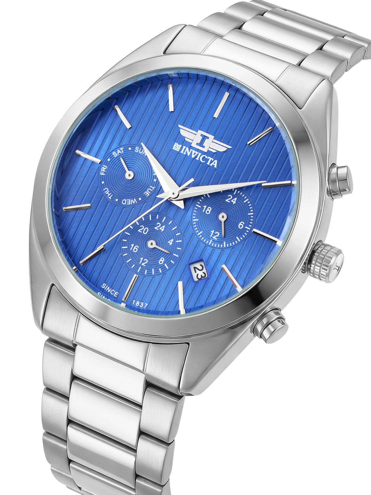 I-By Invicta Quartz Blue Dial Analog Watch For Gents - IBI26065