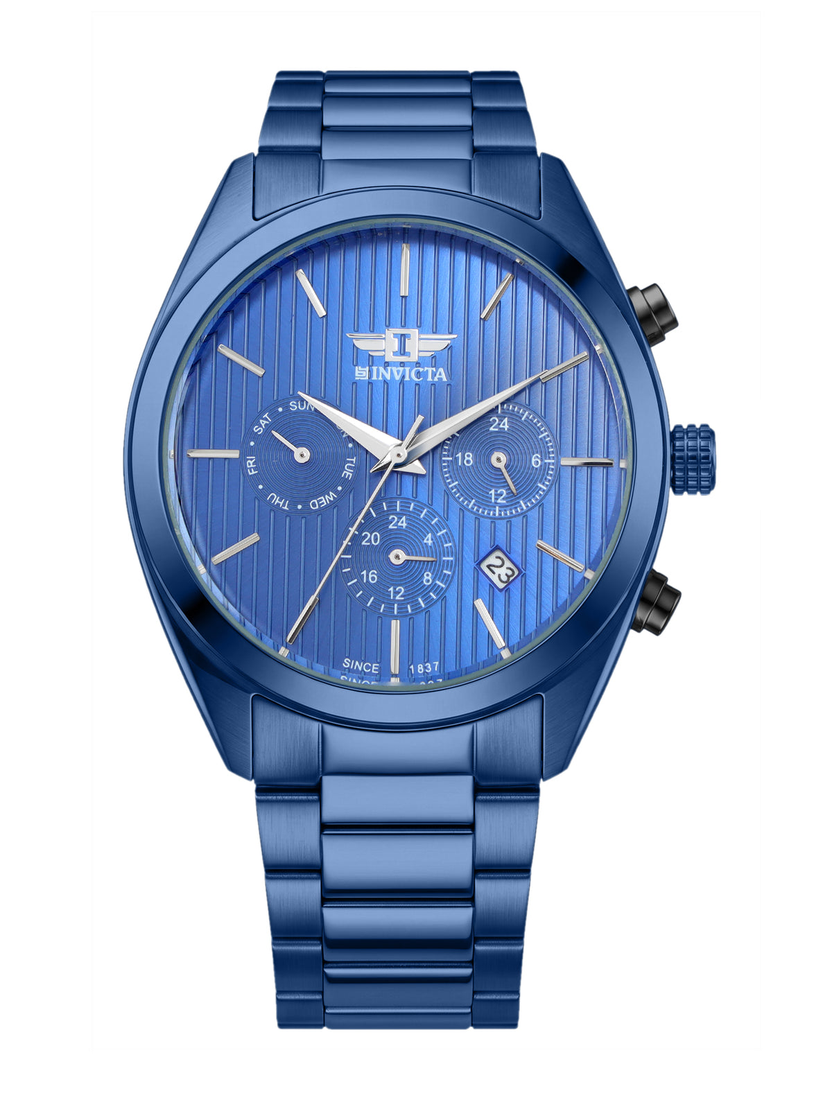 I-By Invicta Quartz Blue Dial Analog Watch For Gents - IBI26067
