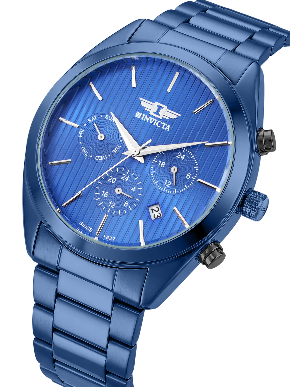 I-By Invicta Quartz Blue Dial Analog Watch For Gents - IBI26067
