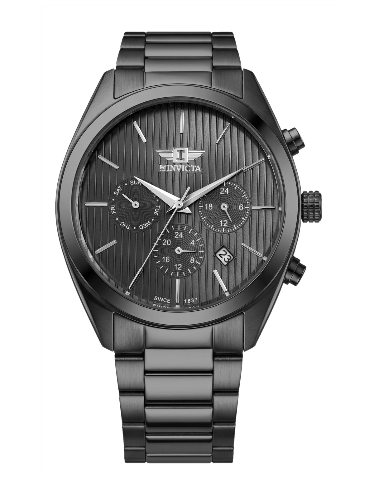 I-By Invicta Quartz Black Dial Analog Watch For Gents - IBI26069