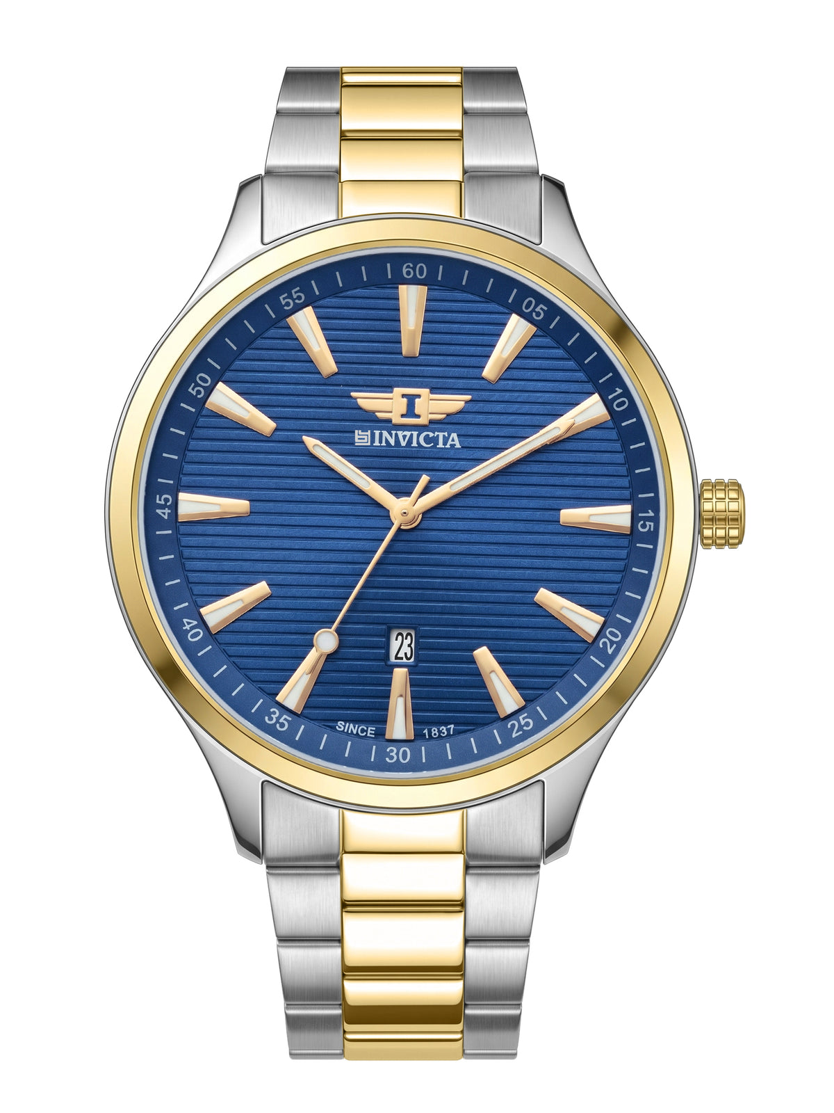 I-By Invicta Quartz Blue Dial Analog Watch For Gents - IBI26073