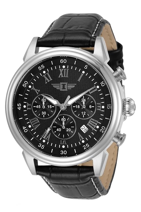 Invicta I by Quartz Black Dial Analog Watch Fir Gents - IBI90242-001