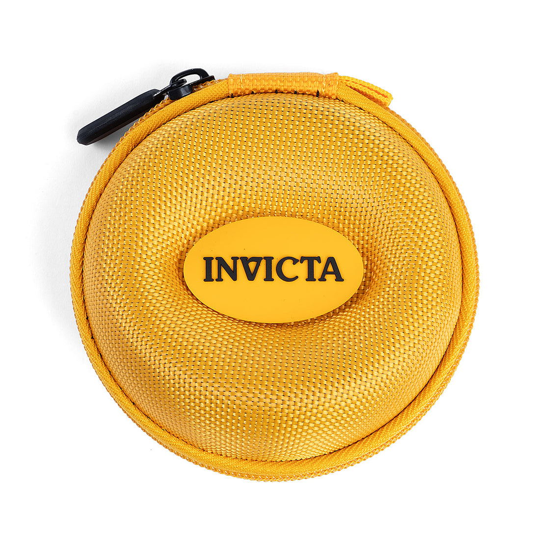 Invicta Single Watch Travel Case w/ Zipper, Yellow (IPM247-YEL)