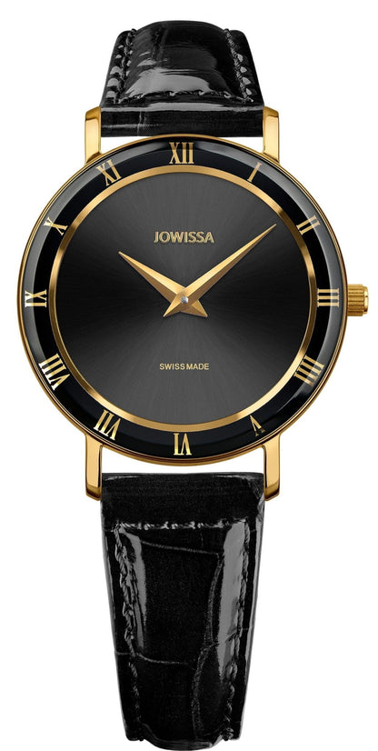 Jowissa Swiss Made Black Dial Analog Watch For - Ladies J2.270.M