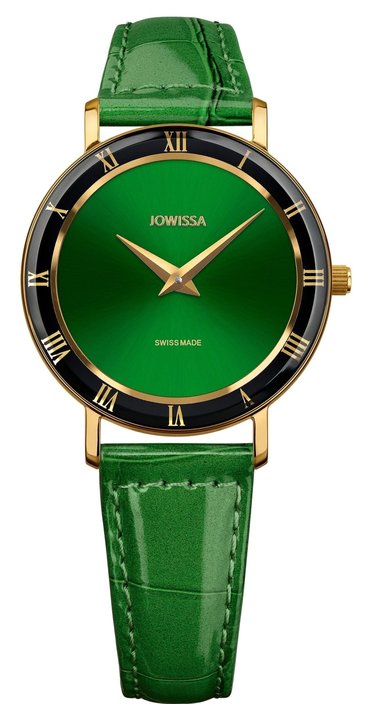 Jowissa Swiss Made Green Dial Analog Watch For - Ladies J2.273.M