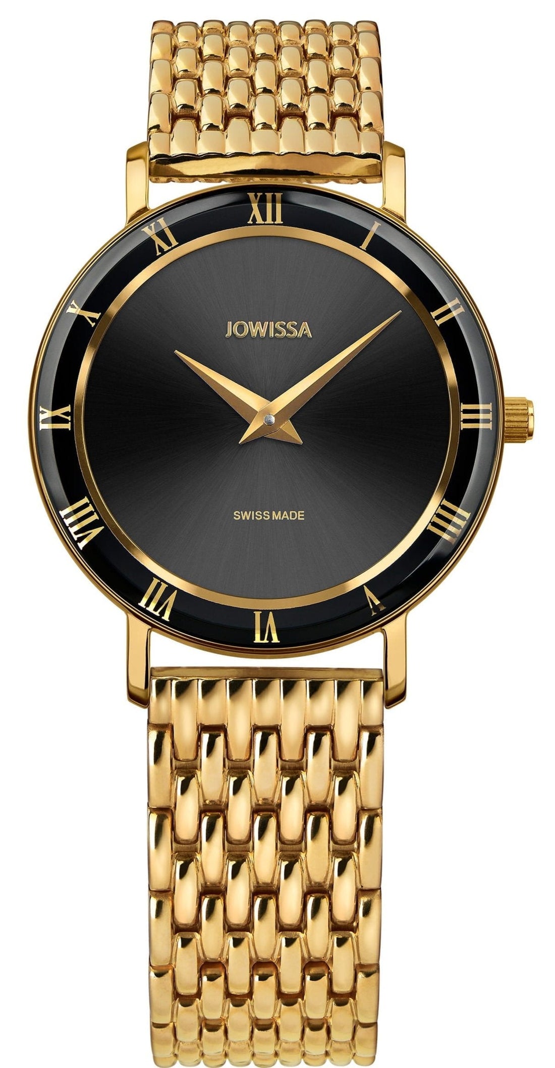 Jowissa Swiss Made Black Dial Analog Watch For - Ladies J2.288.M