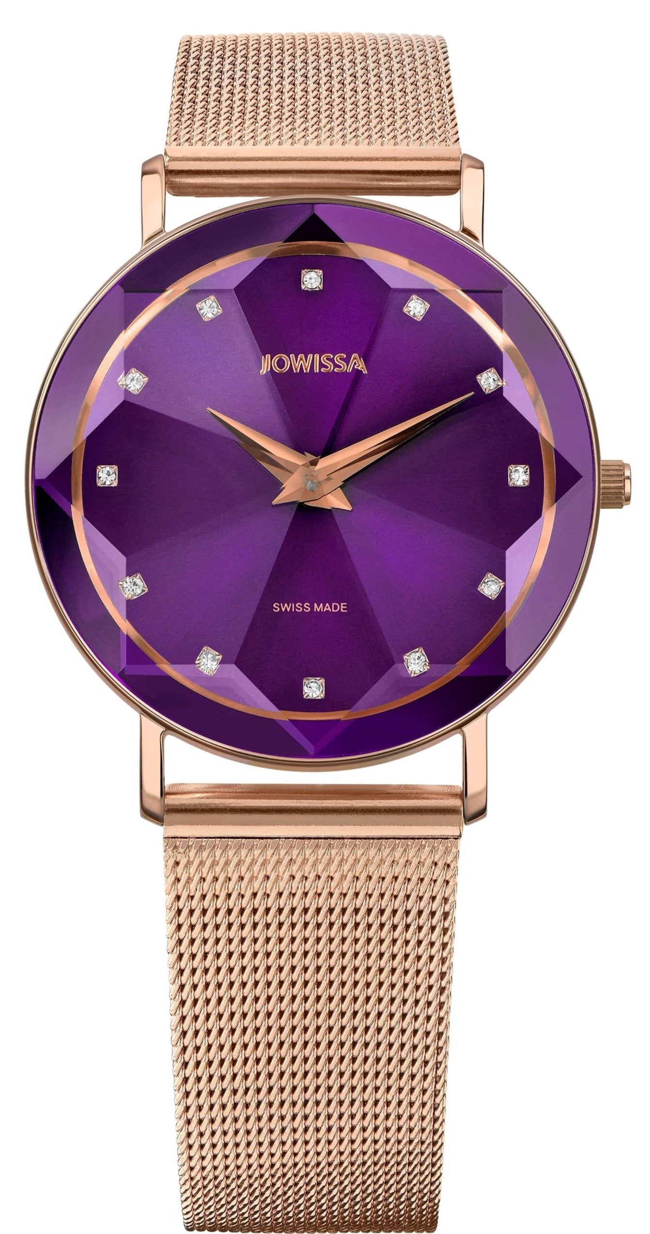 Jowissa Swiss Made Purple Dial Analog Watch For - Ladies J5.612.L