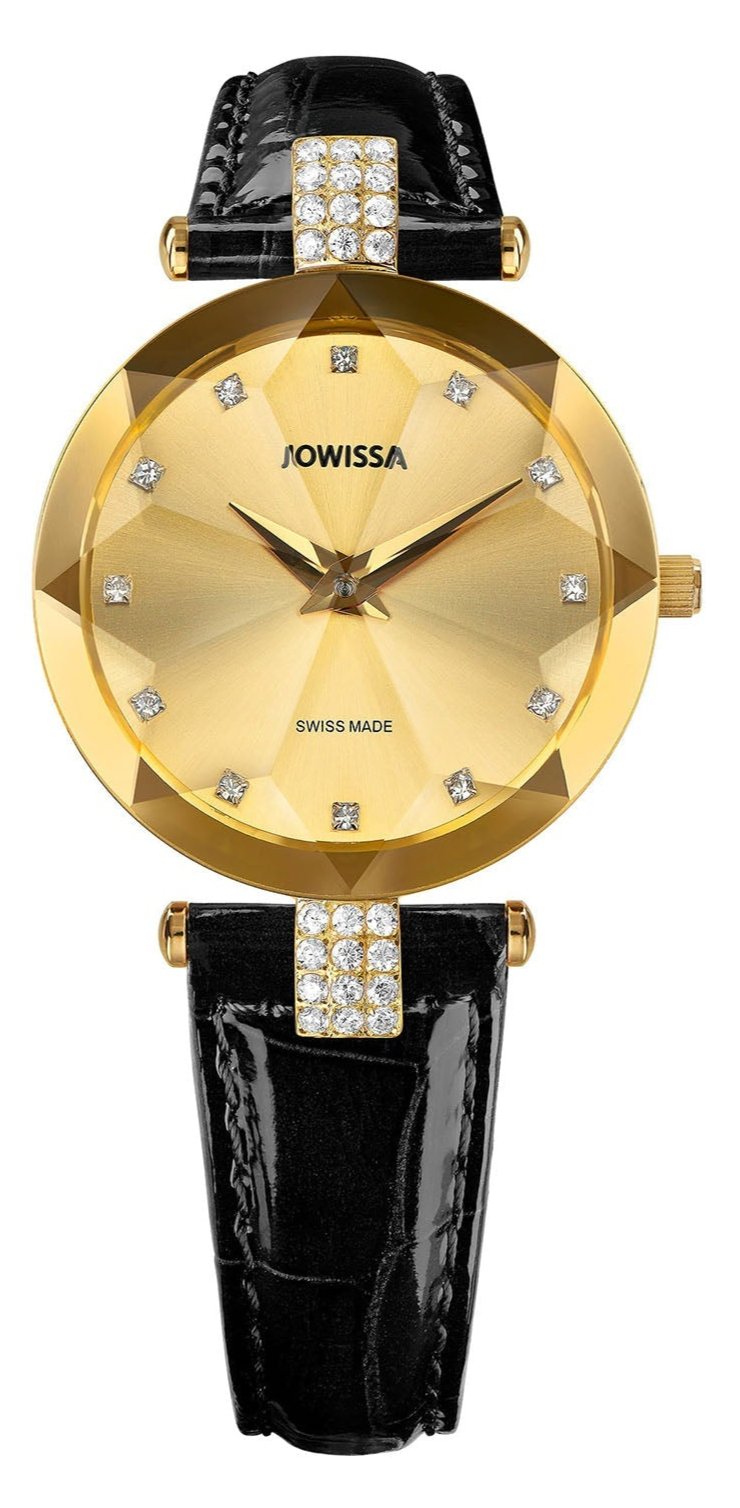 Jowissa Swiss Made Gold Dial Analog Watch For - Ladies J5.615.M