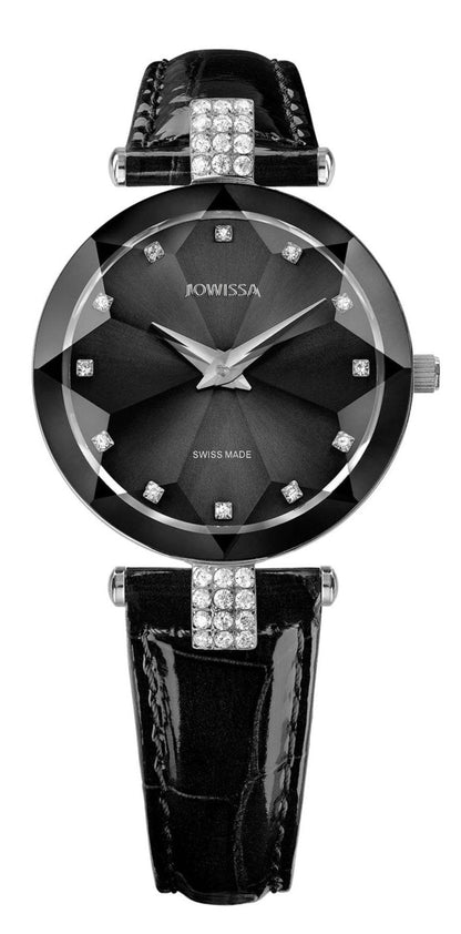 Jowissa Swiss Made Black Dial Analog Watch For - Ladies J5.620.M