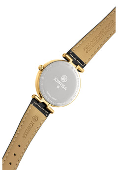 Jowissa Swiss Made Gold Dial Analog Watch For - Ladies J5.829.M