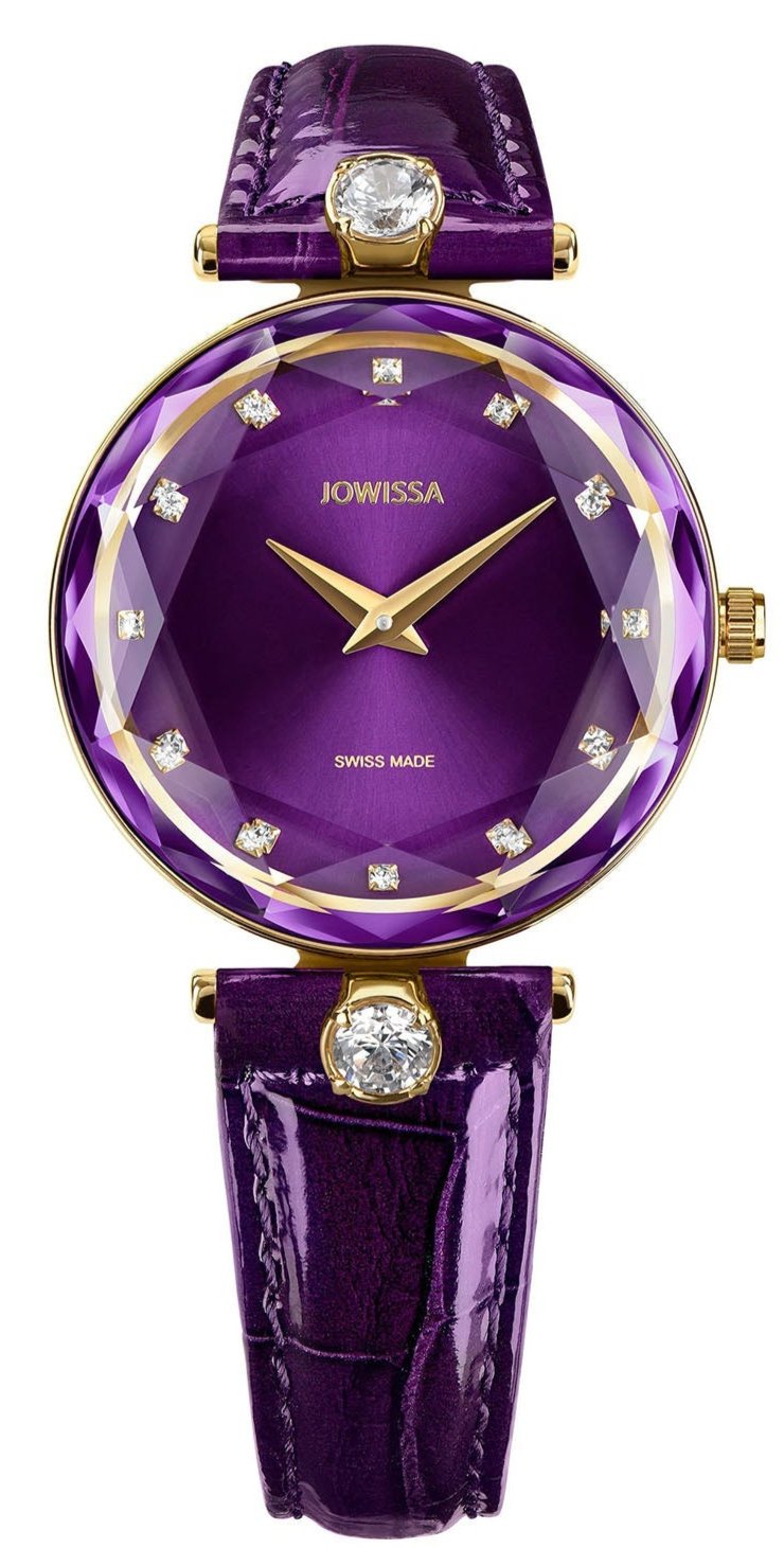 Jowissa Swiss Made Purple Dial Analog Watch For - Ladies J5.831.M