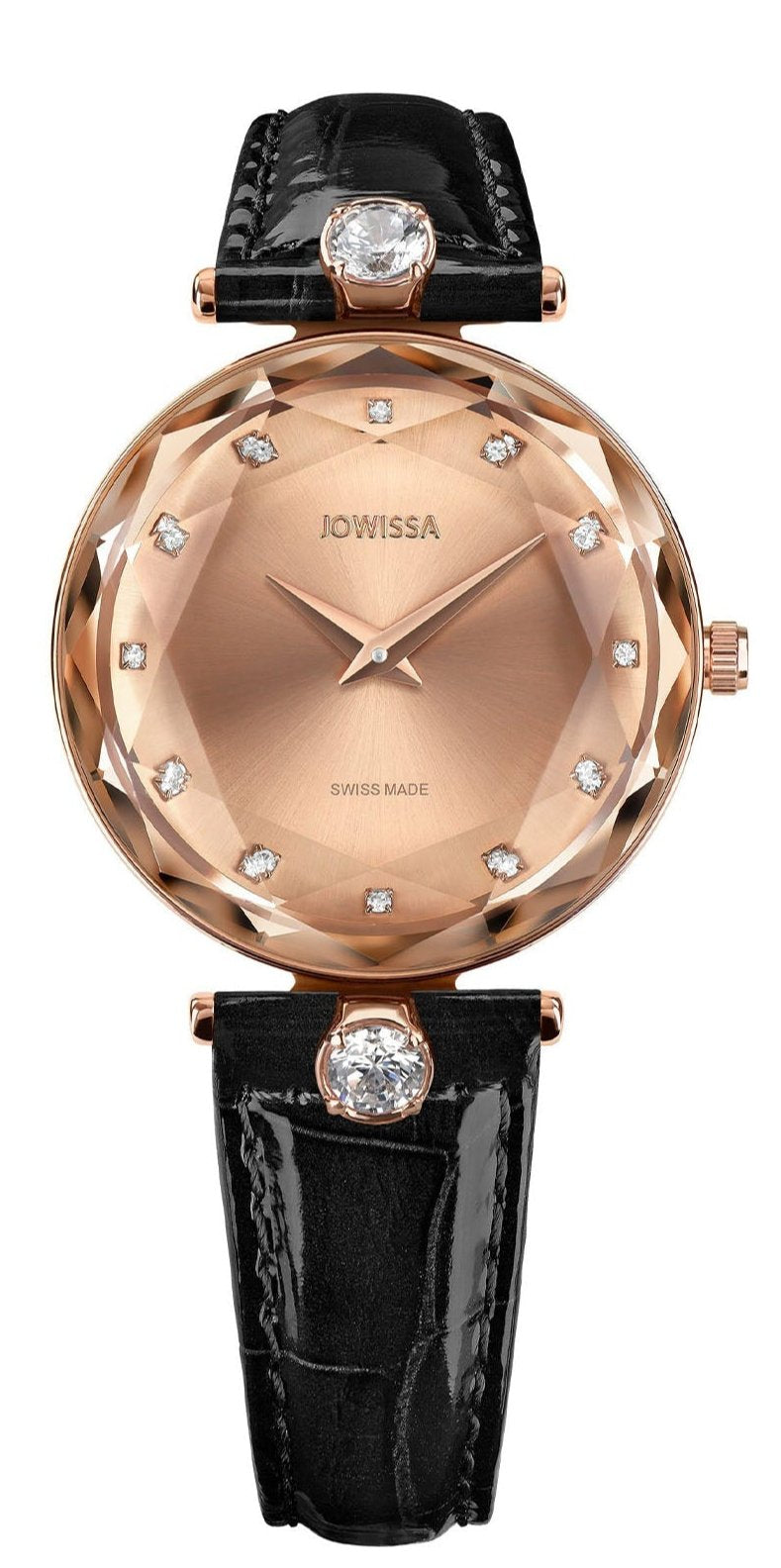 Jowissa Swiss Made Rose Gold Dial Analog Watch For - Ladies J5.833.M