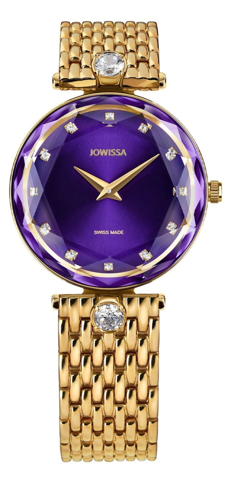 Jowissa Swiss Made Purple Dial Analog Watch For - Ladies J5.843.M