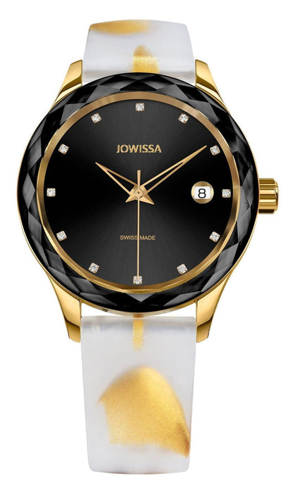 Jowissa Swiss Made Black Dial Analog Watch For - Ladies J6.243.M