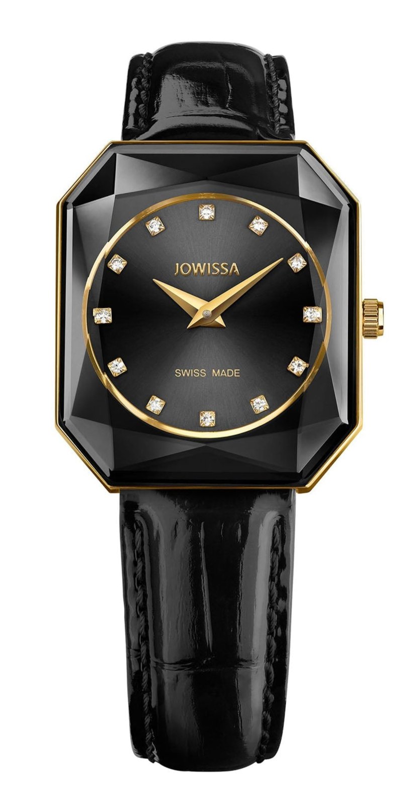 Jowissa Swiss Made Black Dial Analog Watch For - Ladies J8.072.M