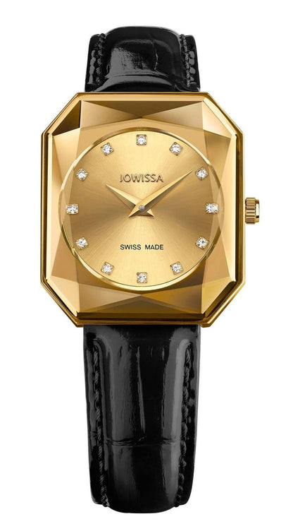 Jowissa Swiss Made Gold Dial Analog Watch For - Ladies J8.073.M