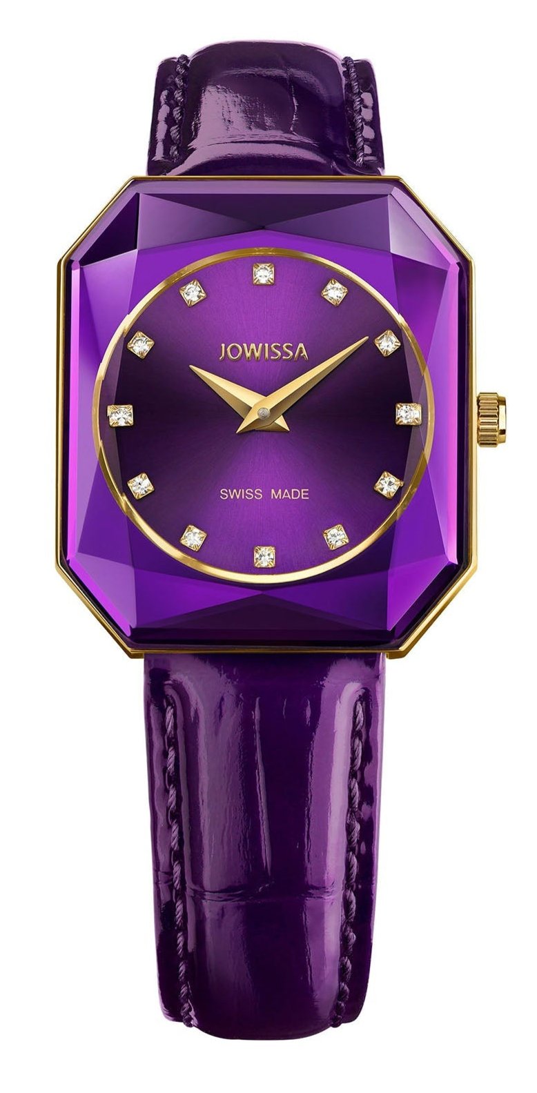 Jowissa Swiss Made Purple Dial Analog Watch For - Ladies J8.075.M