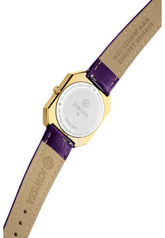 Jowissa Swiss Made Purple Dial Analog Watch For - Ladies J8.075.M