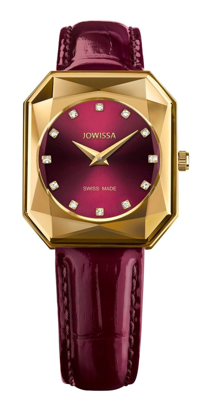 Jowissa Swiss Made Red Dial Analog Watch For - Ladies J8.076.M