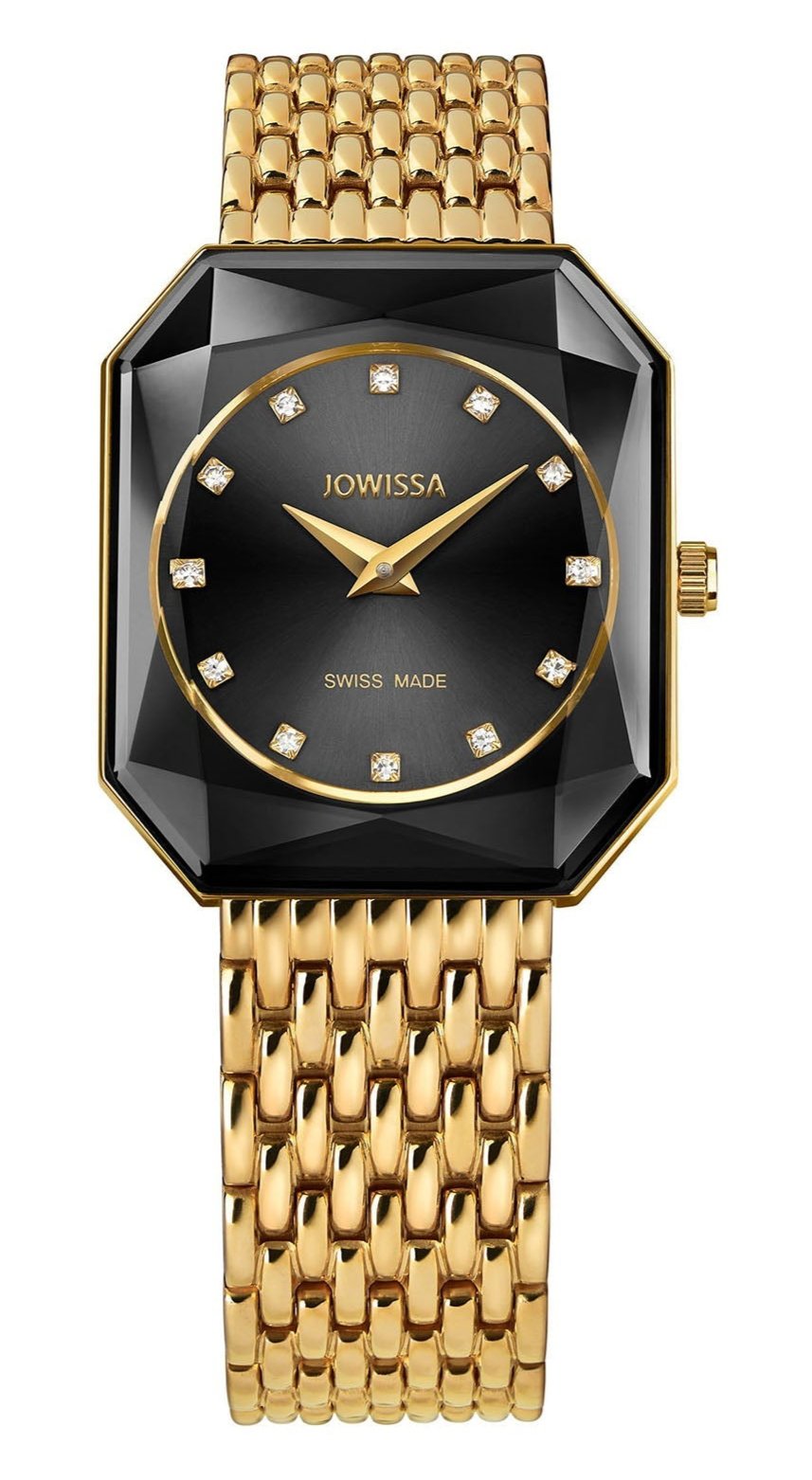 Jowissa Swiss Made Black Dial Analog Watch For - Ladies J8.078.M