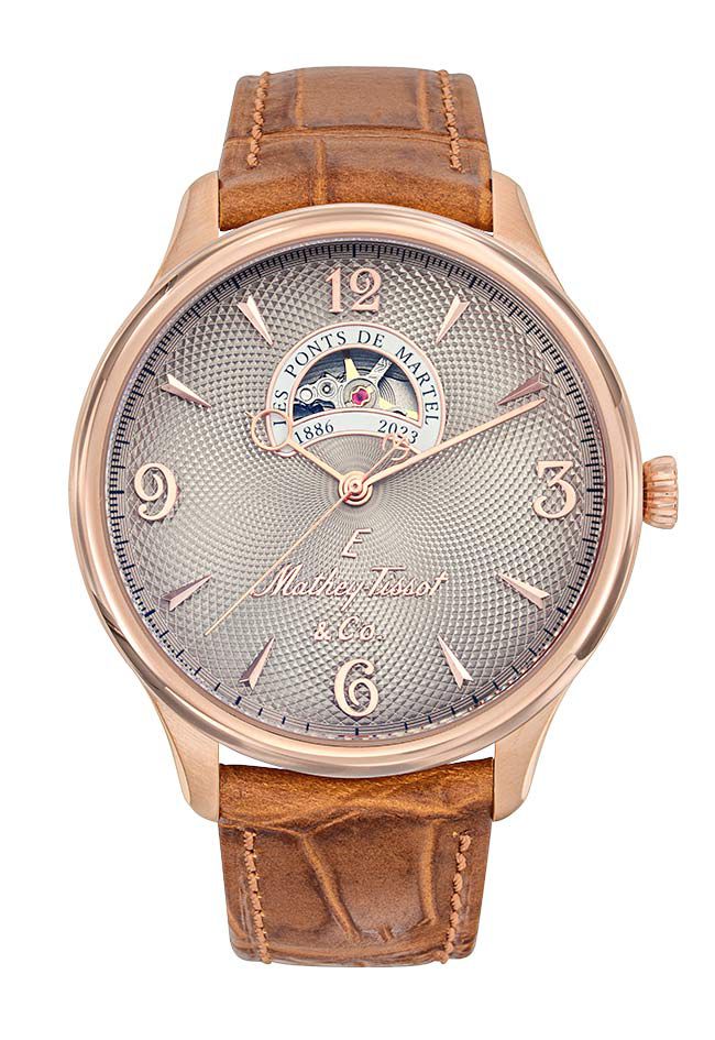 Mathey-Tissot Swiss Made Edmond Havana Automatic Silver Dial Analog Watch For - Gents MC1886CI