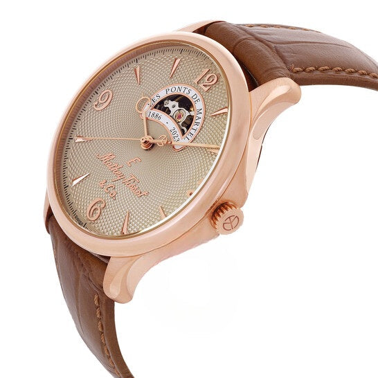 Mathey-Tissot Swiss Made Edmond Havana Automatic Silver Dial Analog Watch For - Gents MC1886CI