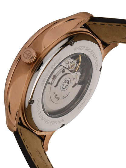 Mathey-Tissot Swiss Made Automatic Analog Brown Dial Gents Watch-MC1886PI