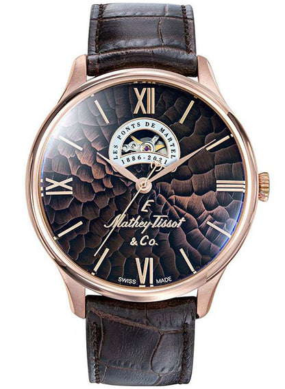 Mathey-Tissot Swiss Made Automatic Analog Brown Dial Gents Watch-MC1886PI
