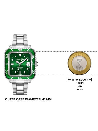 Mathey-Tissot Swiss Made Green Dial Analog  Watch For Men -  H902QAV