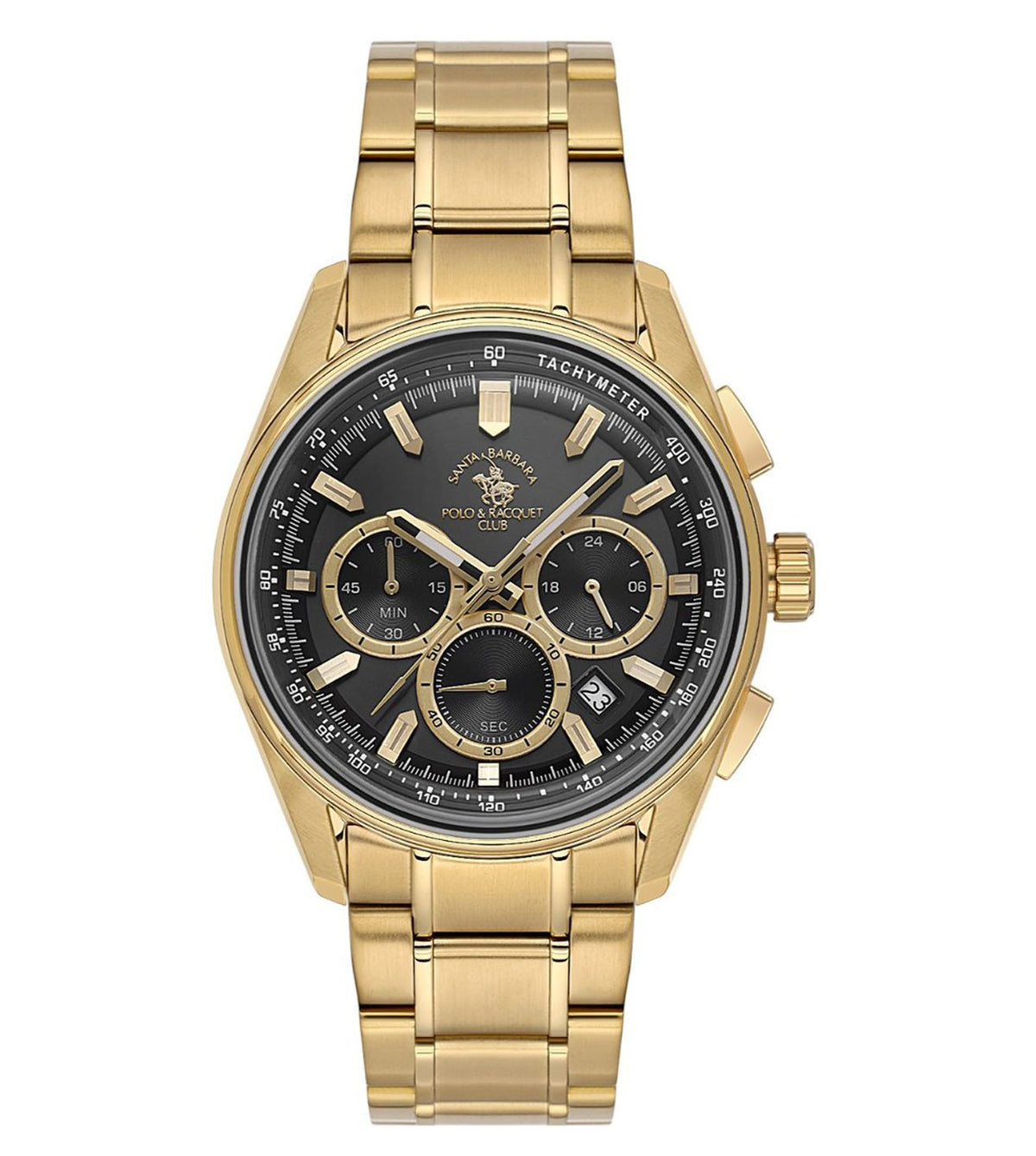 Santa Barbara  Quartz Black Dial Analog Watch For - Gents SB.1.10634-5