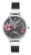 Nine West black w/flower pattern Dial Analog Watch For -  Ladies NW-2045BKBK