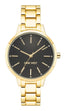 Nine West Black Dial Analog Watch For -  Ladies NW-2098BKGB