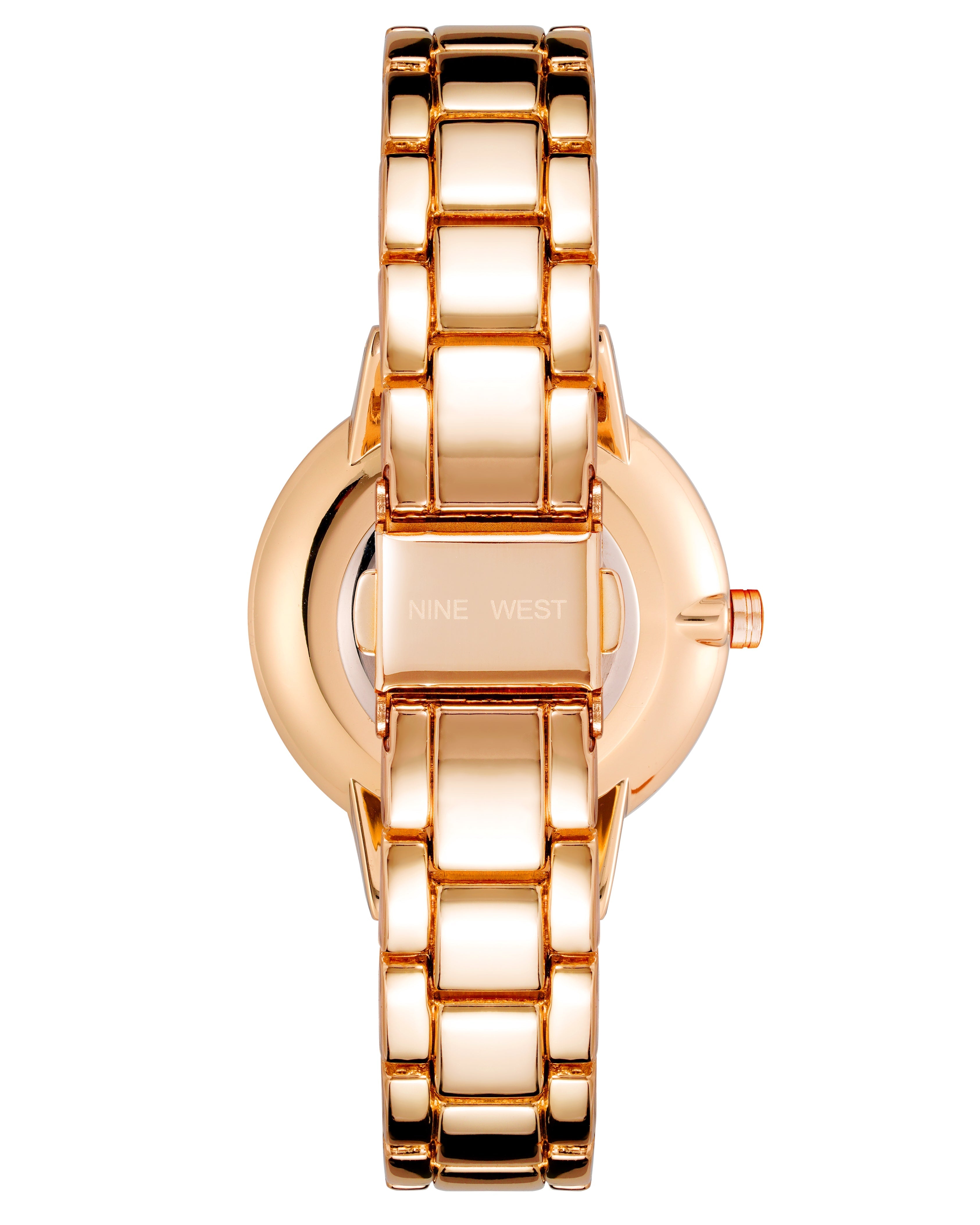 Nine West Pink Dial Analog Watch For -  Ladies NW-2098PKRG