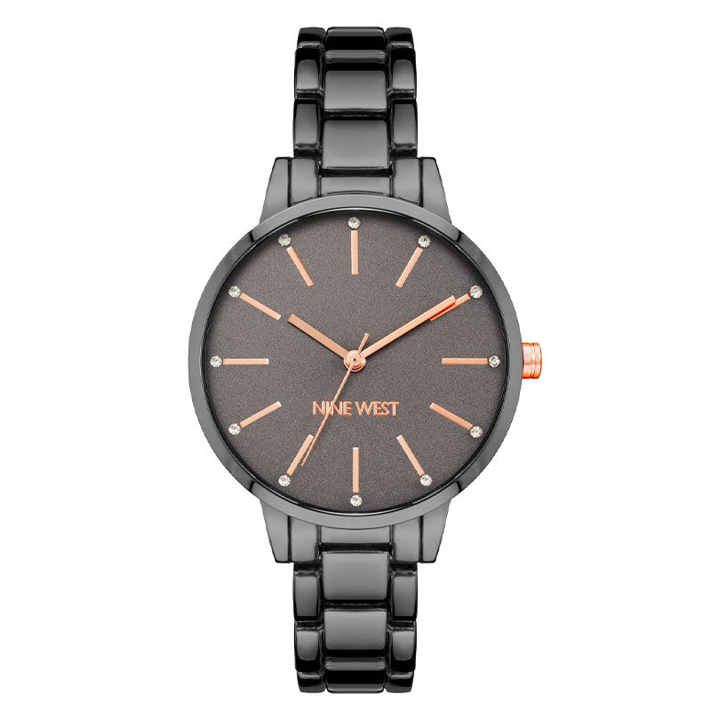Nine West Grey Dial Analog Watch For -  Ladies NW-2099GYGY