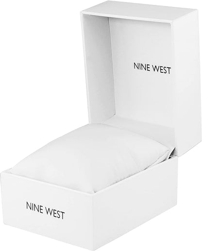 Nine West Silver Dial Analog Watch For -  Ladies NW-2117WTBK