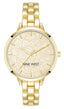 Nine West Gold Dial Analog Watch For -  Ladies NW-2226CHGP