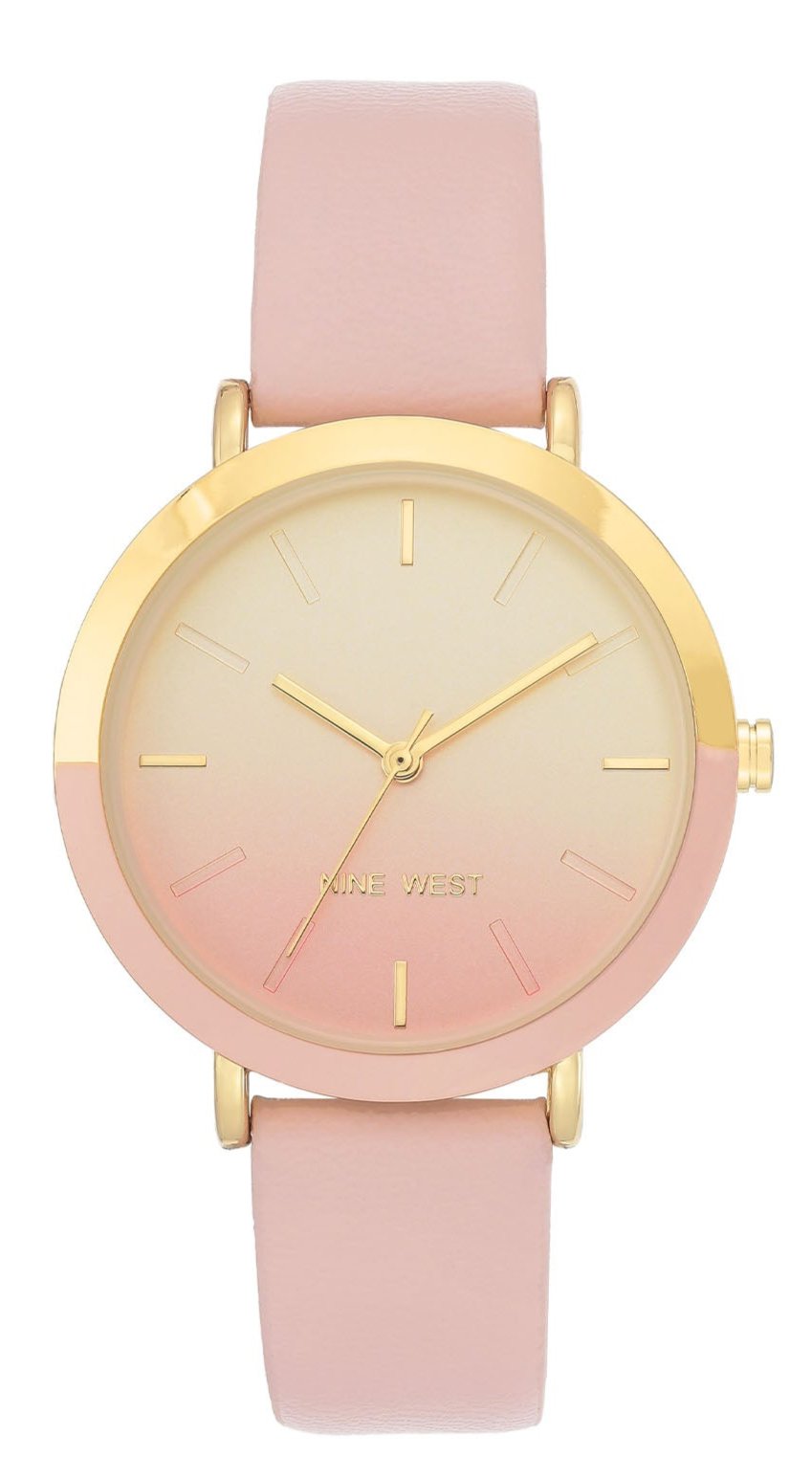 Nine West Pink Dial Analog Watch For -  Ladies NW-2346GPLP